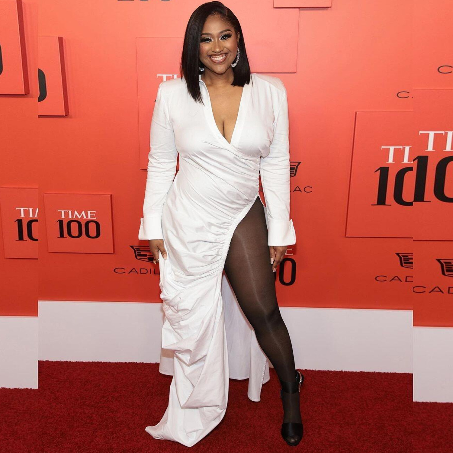 2022 New Arrival Women'S Sexy Club Slit V-Neck Long Dress Fall Long Sleeve Banquet Evening Dress