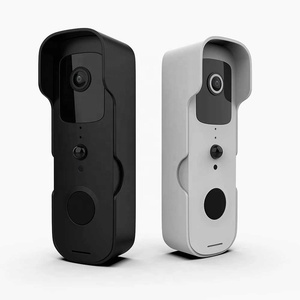 Домашний Беспроводной дверной звонок с камерой, 1080P с камерой Wi-Fi двухстороннее для переносного приемо-передатчика в виде человечков обнаружения водонепроницаемый видео-дверной звонок - Product Image 2