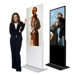 PCBA intérieur 43 49 55 65 pouces <span class=keywords><strong>Android</strong></span> écran tactile LCD affichage numérique affiche support de sol publicité Totem pour les métros - Product Image 2