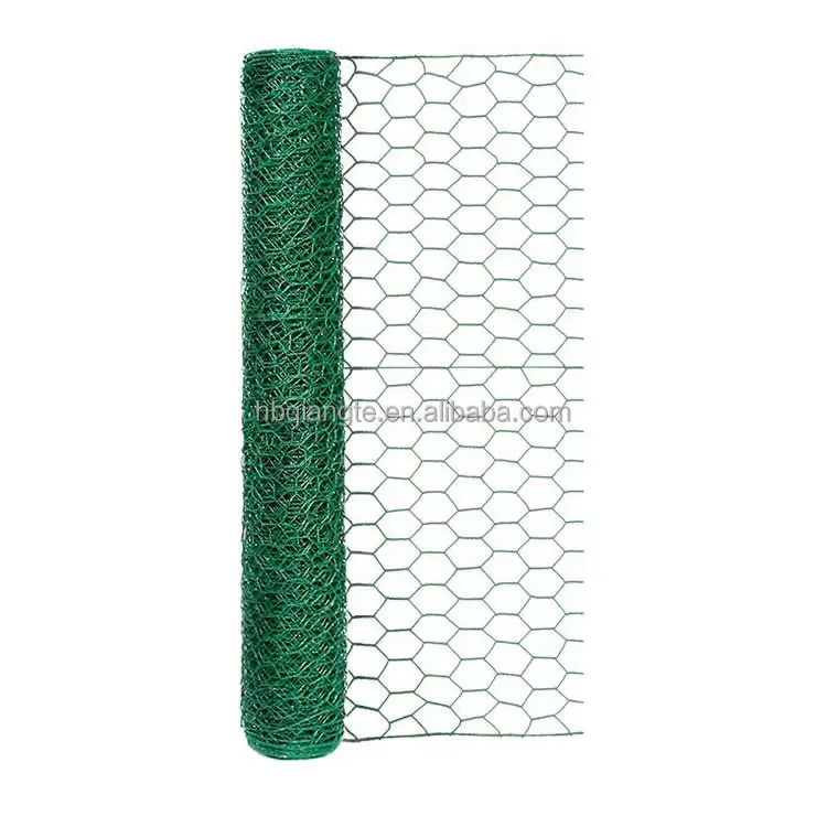 Chicken coop iron wire fence/ pvc iron wire mesh netting roll/ Hexagonal wire mesh factory