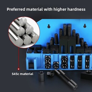 Cứng 58-Mảnh Thép Kẹp Kit M14 M16 5/8-11 <span class=keywords><strong>CNC</strong></span> Trung Tâm Gia Công Máy Phay Phụ Kiện Kết Hợp Máy Công Cụ - Product Image 3