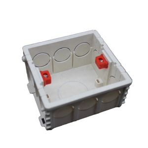 Yüksek kaliteli 86 tarzı plastik alev geciktirici ve anahtar alt için bağlanabilir özelliği ile 3 yolları elektrik PVC bağlantı kutusu - Product Image 1