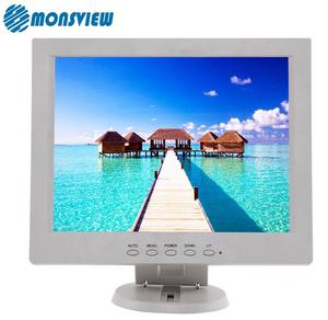 Monitor de pantalla cuadrada de tamaño pequeño para ordenador, pantalla cuadrada de 10 pulgadas, monitor de ordenador de escritorio con AV, VGA, HDMI, BNC, USB - Product Image 2