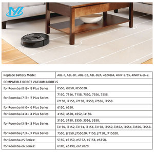 MYiYAE ABL-F ABL-D1 ABL-D2 iRobot Roomba eiシリーズi7i7 7150 7550 i7550 i7558 i8 i4 i4 i3 i3 e5用クリーナーバッテリー