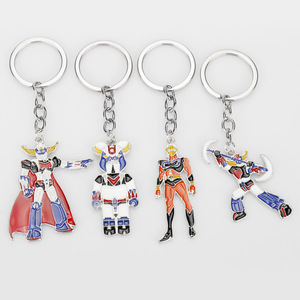 2023 סיטונאי קצה UFO רובו רובוט Gulian מתכת Keychain אבזרים