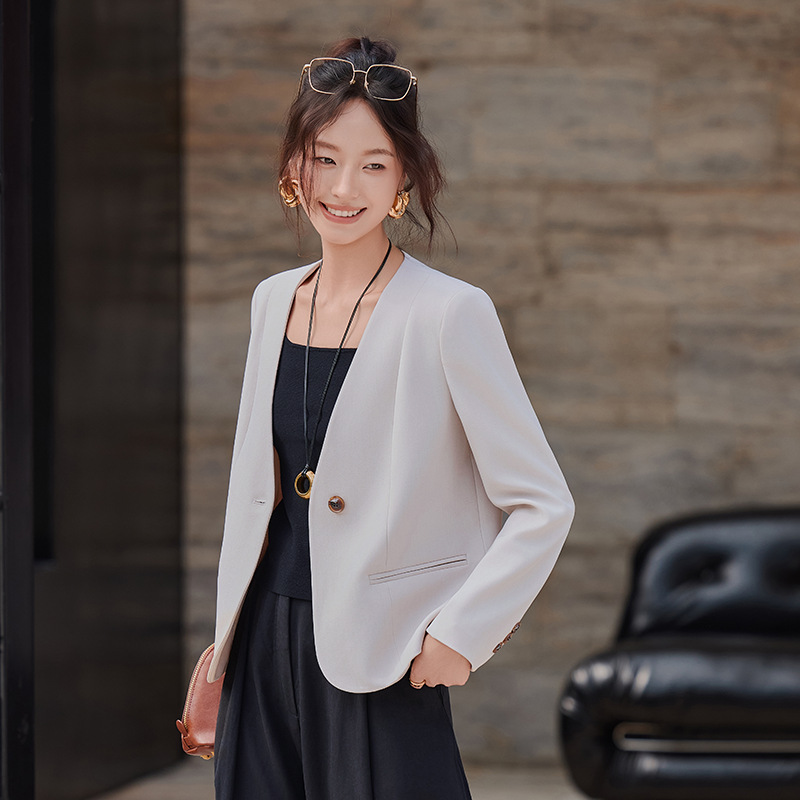 apricot suit