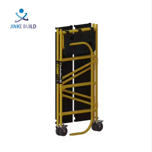 Trabajo Otras escaleras y andamios Plataforma elevadora eléctrica moderna con control remoto Andamio móvil de acero portátil plegable - Product Image 3