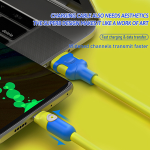 独特设计的优质外观Usb转C型电缆快速充电纯铜数据线 - Product Image 4