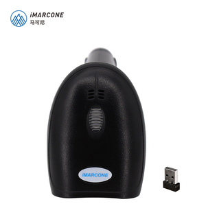 Escáner de código de barras CMOS inalámbrico 2D con luz LED Interfaz USB y COM de mano de largo alcance para escaneo de código QR 1/2" - Product Image 4