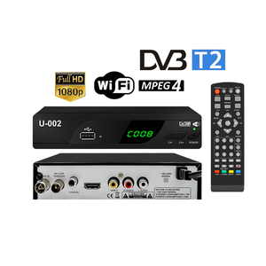 Fabrika fiyat set top box fabrika HDTV Full hd 1080p DVB-T2 mpeg-4 dijital tv alıcısı dvb t2 destek wifi - Product Image 1