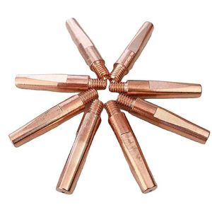 Ark kaynak meşale aksesuar MIG İletişim İpucu M6 M8 Cucrzr malzeme İletişim İpuçları İsteğe bağlı boyut özelleştirilmiş çizim MIG kaynak İpucu - Product Image 2