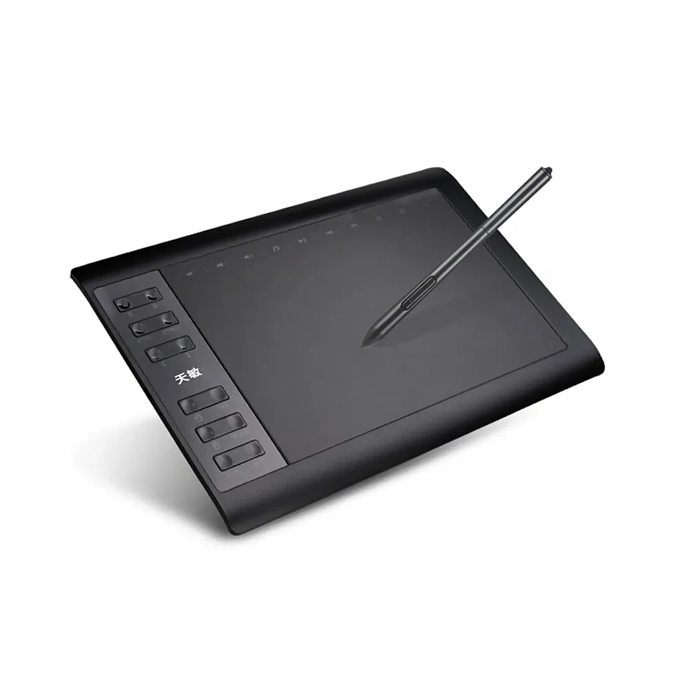 Tablette graphique professionnelle 10 pouces pour dessin Digital, pour système Windows/Android, téléphone, ordinateur portable