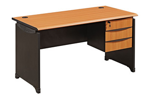 Classic Simple Wooden Office <strong>Computer</strong> <strong>Table</strong> <strong>Three</strong> Drawers <strong>Computer</strong> Desk - Product Image 4