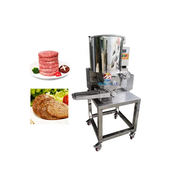 מכירה חמה מכונת קציצות המבורגר בורגר מכונת עיתונות מכונה אוטומטית להכנת פאי בשר
