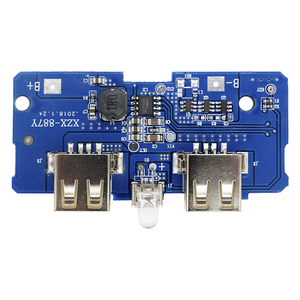 5V 2Aパワーバンク充電器モジュール充電回路基板ステップアップ電源モジュール2AデュアルUSB出力1A入力 - Product Image 4