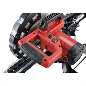 Yüksek sınıf alüminyum kesme makinesi sürgülü bileşik gönye testere tek konik gönye testere ahşap tabanlı paneller makine güç testereleri - Product Image 2