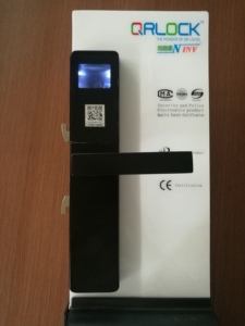 Blocco con codice QR per porta scorrevole con serratura intelligente con serratura a gancio - Product Image 3