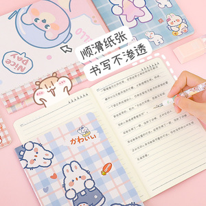A5定制学生素描练习册专业印刷笔记本日记日记本议程计划者线缝纫装订纸 - Product Image 2
