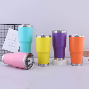 Sınır ötesi 30oz paslanmaz çelik araba fincan, yalıtımlı, açık taşınabilir, iş buz kral, ofis kahve