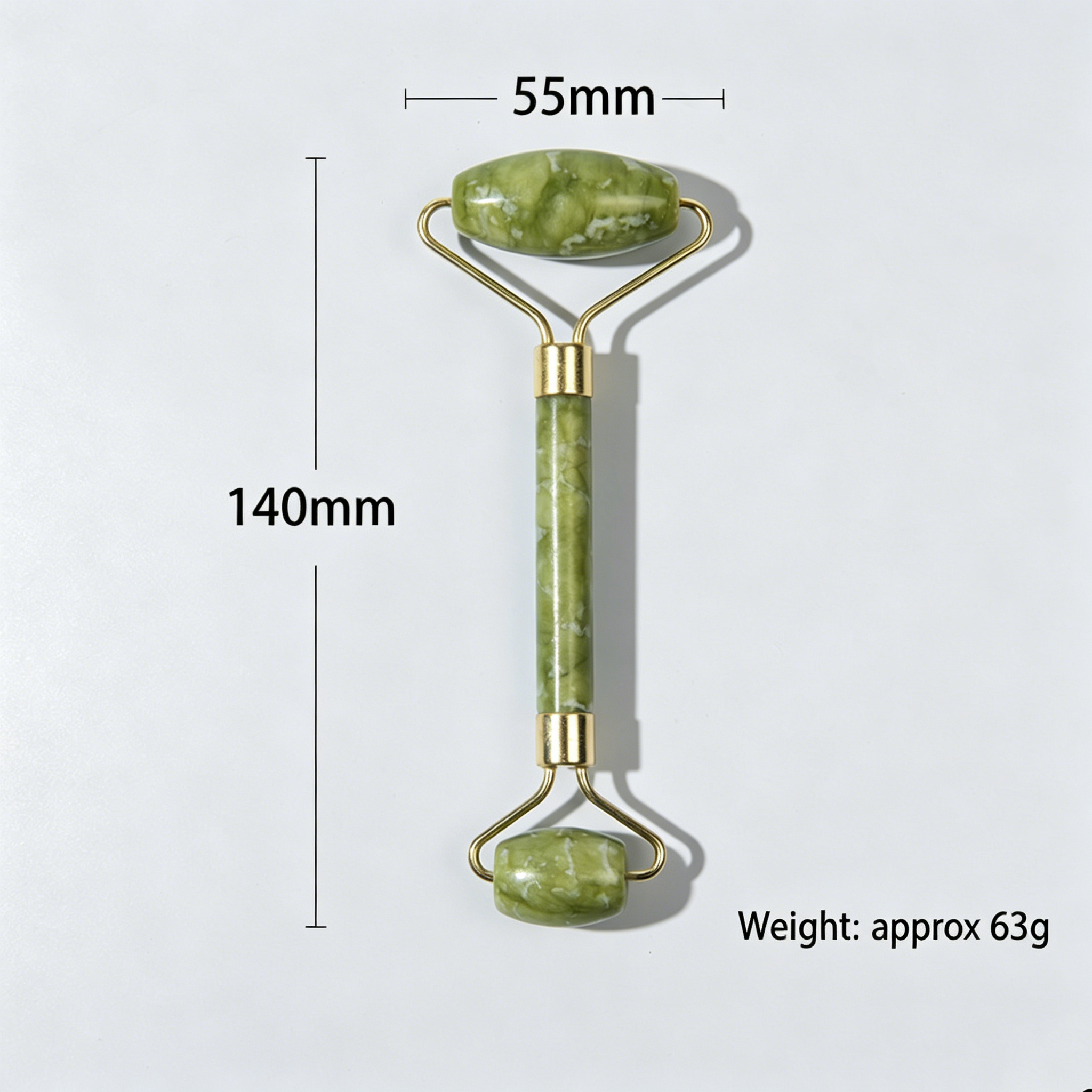Rodillo de Jade Verde Claro (Grado Estándar)