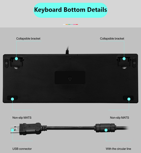 CSX K7原装罗技G Pro X键盘有线USB 87键游戏机械键盘防水可拆卸电缆键盘 - Product Image 6