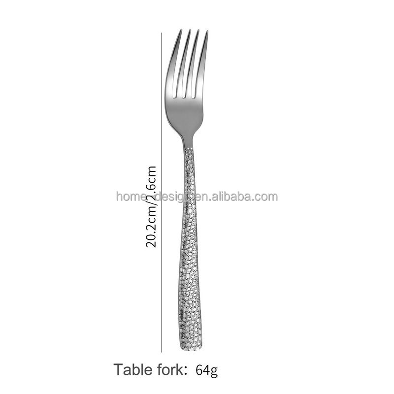 fourchette de table en argent