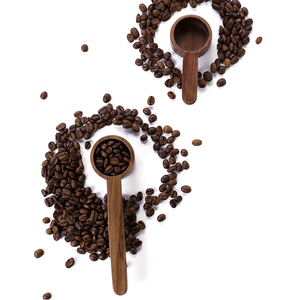 Nhà Máy Bán Hàng Trực Tiếp Gỗ Sồi 5G/8G/10G Đo Muỗng Ngắn Xử Lý Óc Chó Bằng Gỗ Cà Phê Bột Đậu Muỗng Gia Vị Thìa - Product Image 4