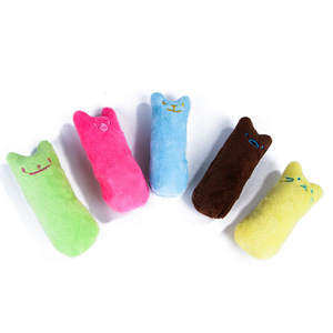 Lindo juguete interactivo de hierba gatera de algodón para mascotas, descompresión duradera, resistente a mordeduras, conejo, juguete chirriantes moderno para perros, Pulgar de gato de peluche - Product Image 4