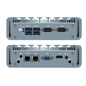 Intel Core i7 7500U Dual Core 2.7Ghz Industrial PC Dual Lan Dual Com di sicurezza di rete DDR4 WiFi Mini Computer
