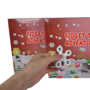 Noel Advent takvimi oyuncak seti ambalaj kutusu Pop It Fidget oyuncak - Product Image 4