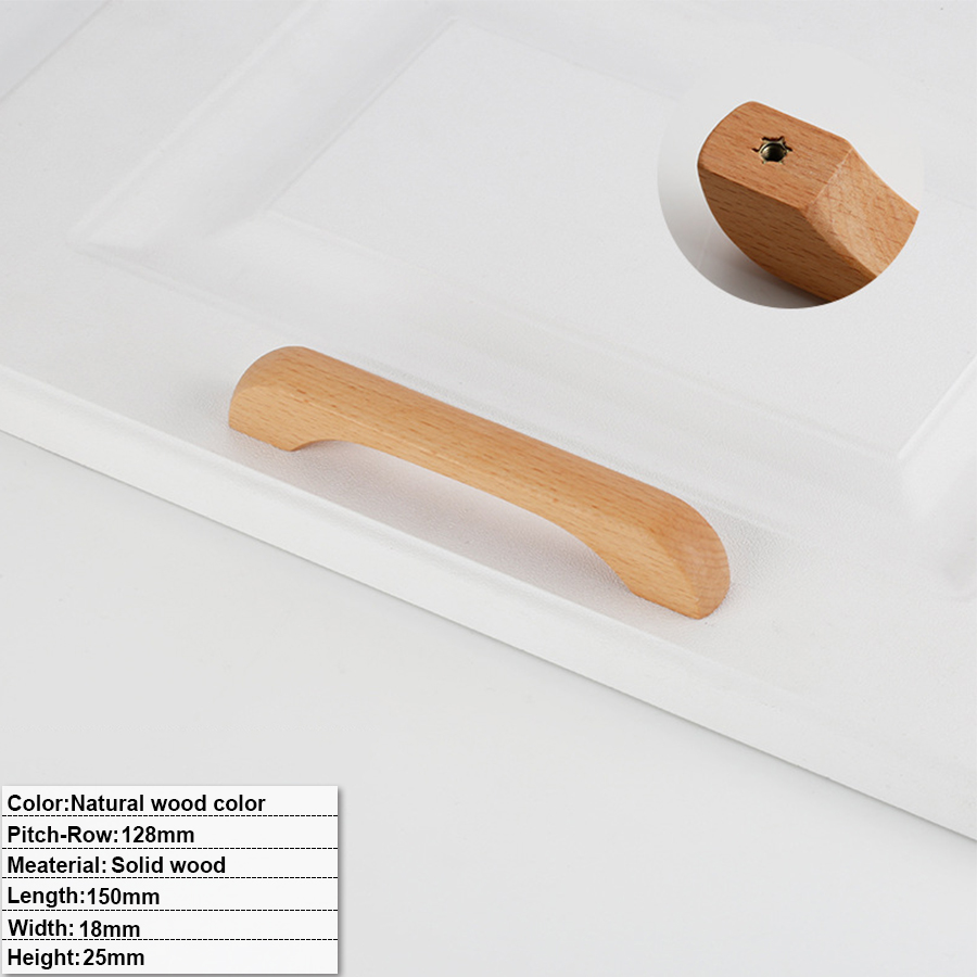Couleur bois naturel-CY-FH-W5012 - 128mm Distance trou