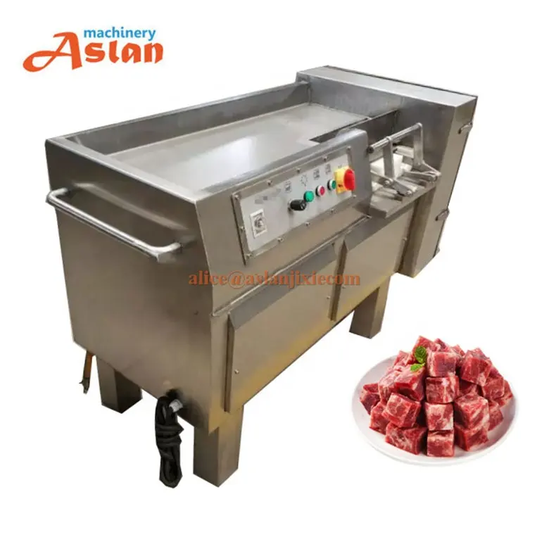 Маленькая машина для нарезания мяса свежей говядины/машина для резки кубиков замороженной говядины