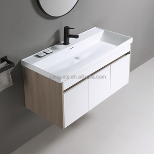 不同尺寸橱柜盆矩形陶瓷浴室水槽现代梳妆台台面洗手盆 - Product Image 2