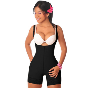 Toptan kolombiyalı Fajas verimli dikişsiz Bodysuit karın kontrol vücut bel Slimmer Shapewear Colombianas