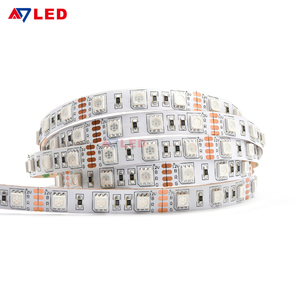Tiras LED RGB 60 LEDs DC 12 24 Volt mavi diş açık renk değiştirme SMD 5050 RGB LED şeritler - Product Image 1