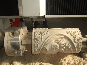 Máquina rotativa de 4 ejes, enrutador CNC de madera 3d, 8 cabezales, para carpintería, China - Product Image 5