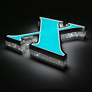 Schnelle Lieferung Benutzer definiertes Logo Led Letter Light Wasserdichtes 3D-Werbezeichen für den Außenbereich Benutzer definiertes LED-Zeichen - Product Image 4