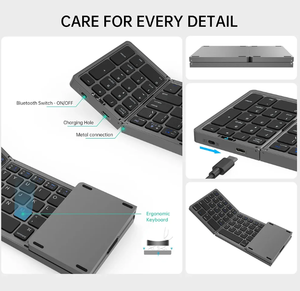 B089 pieghevole BT tastiera senza fili pieghevole tastierino numerico numero Pad per Windows per Android per IOS per la tastiera portatile Mac
