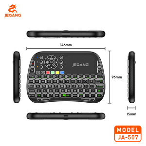 Jeqang-Mini teclado Android retroiluminado RGB, proyector de TV para el hogar, 2,4G BT, modo dual, resistente al agua, ABS - Product Image 6