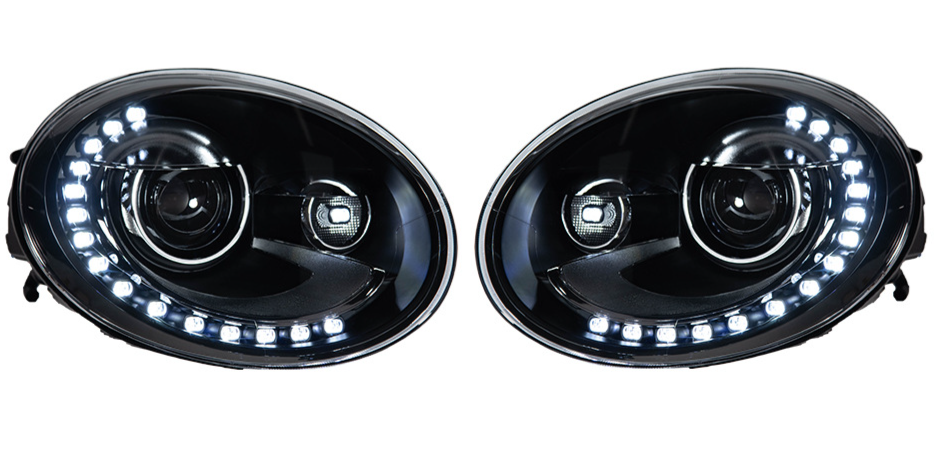 Faros delanteros tipo lágrima Beetle