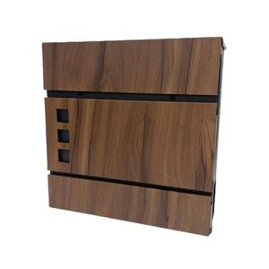 Kim loại hạt gỗ lớp phủ màu đen Wall Mount có thể khóa hộp thư bài thư hộp với khóa cho sử dụng ngoài trời - Product Image 3
