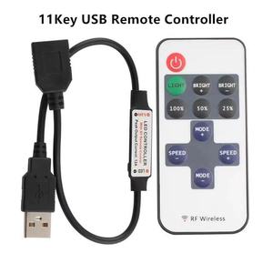 DC 5V USB ไฟ LED Strip RGB ตัวควบคุมสีเดียว IR ฟันสีฟ้า RGB รีโมทคอนโทรล RF รีโมทคอนโทรลไร้สายสําหรับไฟ LED Strip - Product Image 3