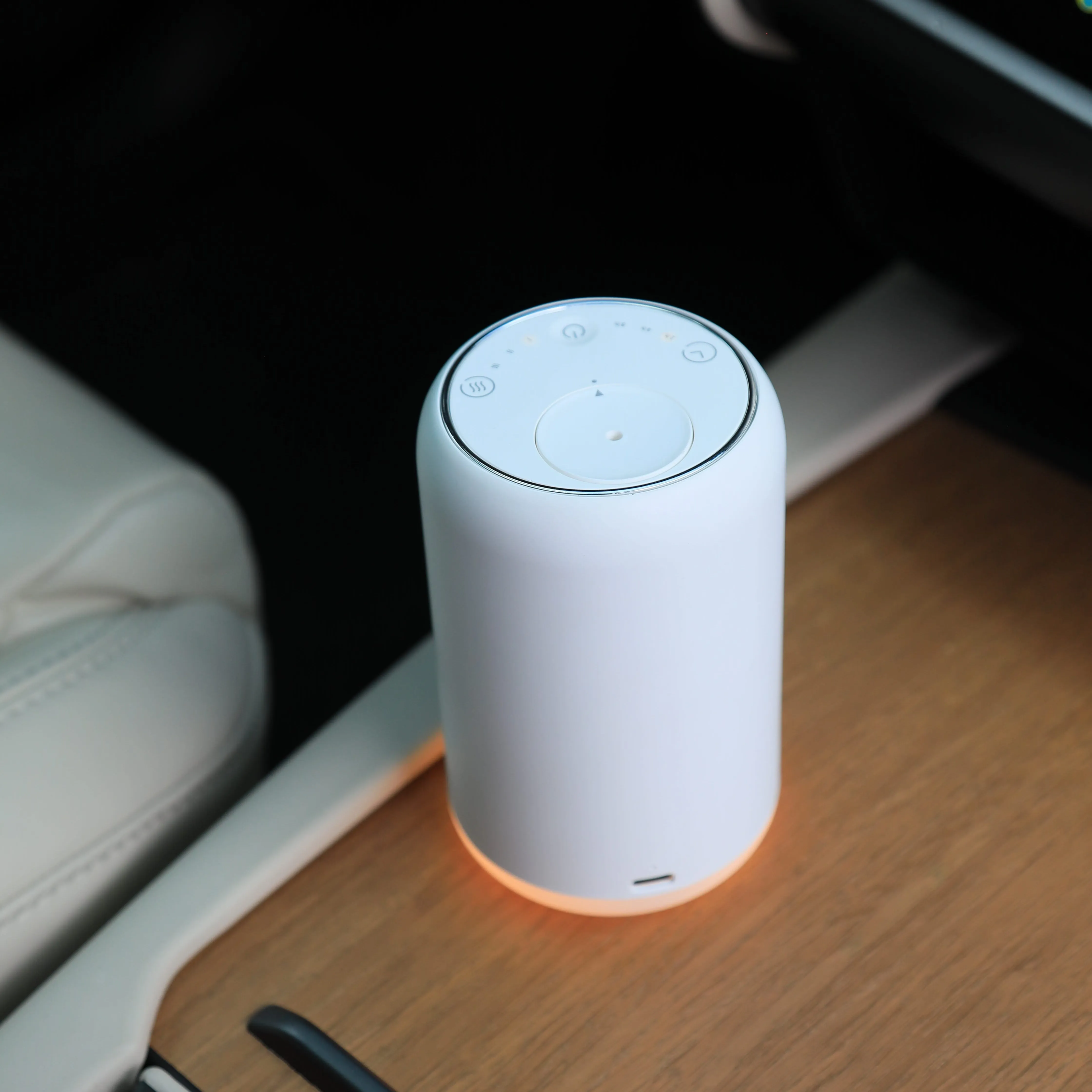 USB waterless diffuser Rechargeable Portable Car Fragrance Aroma Air Humidifier Machine Essential Oil Car Diffuser