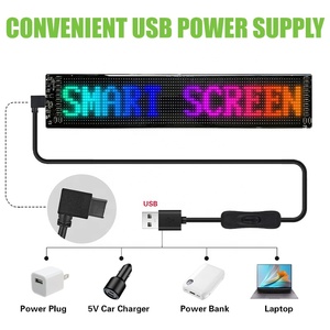 Programlanabilir işareti dijital ekran cam pencere matris piksel paneli araba şeytan şeytan işık göz kamyon için <span class=keywords><strong>LED</strong></span> - Product Image 6