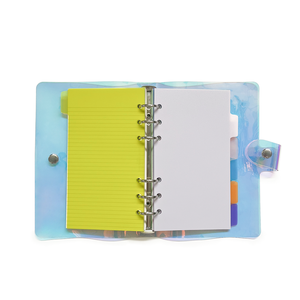 A6 Loose-Leaf Loose-laf Core 6-цветный пластиковый сепаратор из полипропилена с печатным рисунком цветовой индекс - Product Image 2