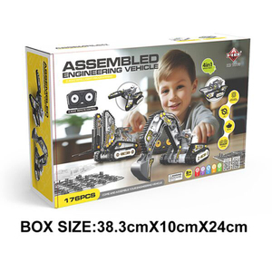 4 en 1 DIY ensamblado RC programación ingeniería vehículo juguetes niños aprendizaje juguetes educativos ciencia modelo Sistema STEM Juguetes