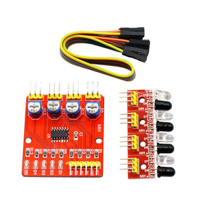 LM393 4-poliges IR-Flammen erkennungs sensor modul Brandmelder-Diy-Kit für Bildungs-und Hersteller platinen - Product Image 3