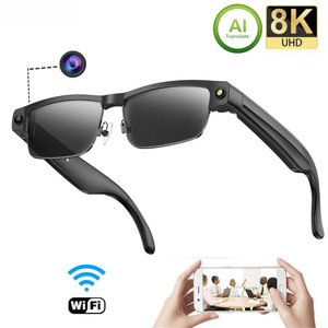 نظارات ذكية بإطار معدني متغير اللون، كاميرا 8 ميجابكسل للصور/الفيديو، ترجمة عالمية، مقاومة للماء IPX-5، تحكم باللمس - Product Image 4