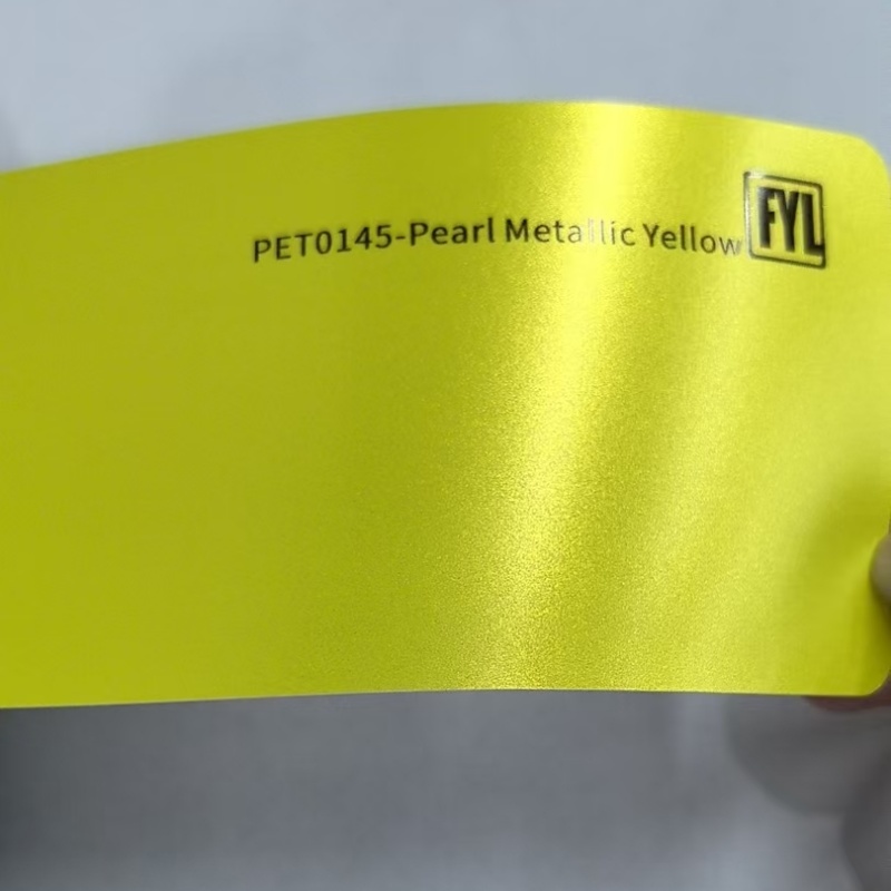 PET-Matte Metallic Yellow