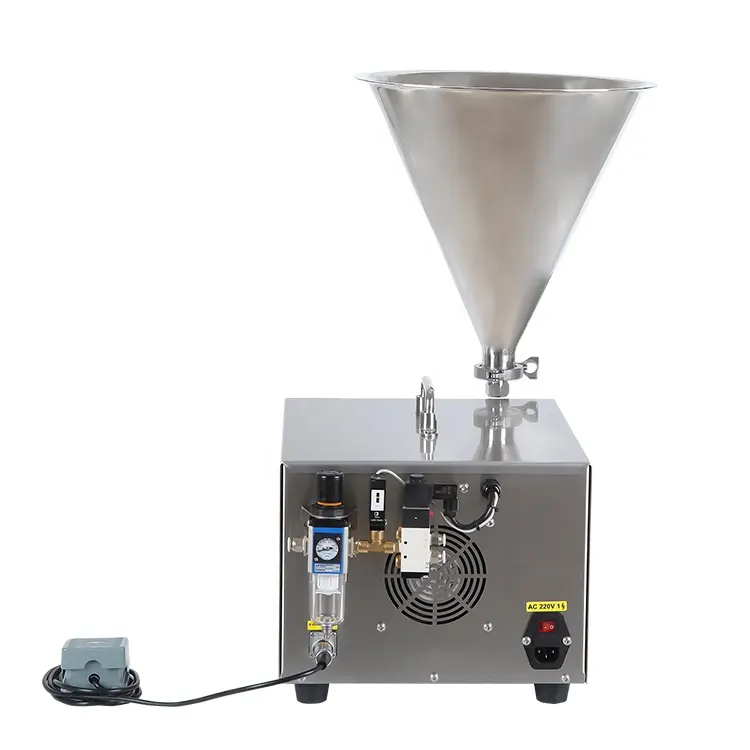 La pompa a ingranaggi semi-automatica digitale ad alta viscosità pasta crema di miele macchina di riempimento in acciaio inox 316L parti
